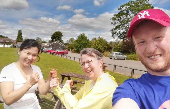Post Boxercise session photo Post Boxercise session photo